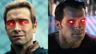 Similar Visions of Homelander and Superman | Images via Prime Video
